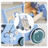 Beright Wooden Baby Walker Push and Pull Learning Activity Walker