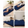 AYO One-Touch Sheet Futon Cover Water-Washed Processing Single Navy Sheet