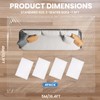 TranRantic 4 Pack Large Dust Sheets, Plastic Dust Sheets for