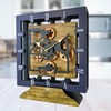 THE GEARS CLOCK Desk Clock 10 Inches with Real Moving