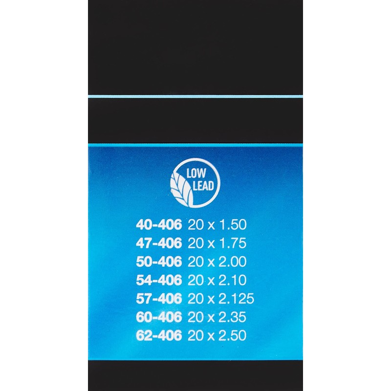 XLC Bicycle tube 20 x 1.5/2.5 40/62-406 AV 35 mm,