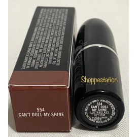 M·A·C MAC Lustreglass Lipstick Shade 554 CAN'T DULL MY SHINE Full Size 3g New In Box