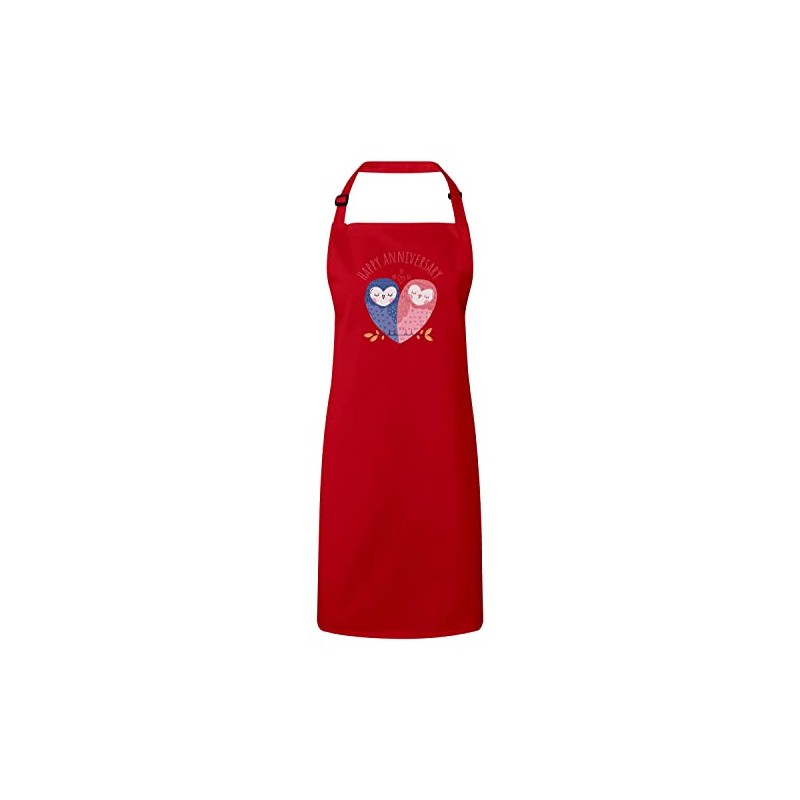 Fabulous Premium-Küchenschürze Rot Owl Anniversary Wedding Celebration Gift Ideas Couple