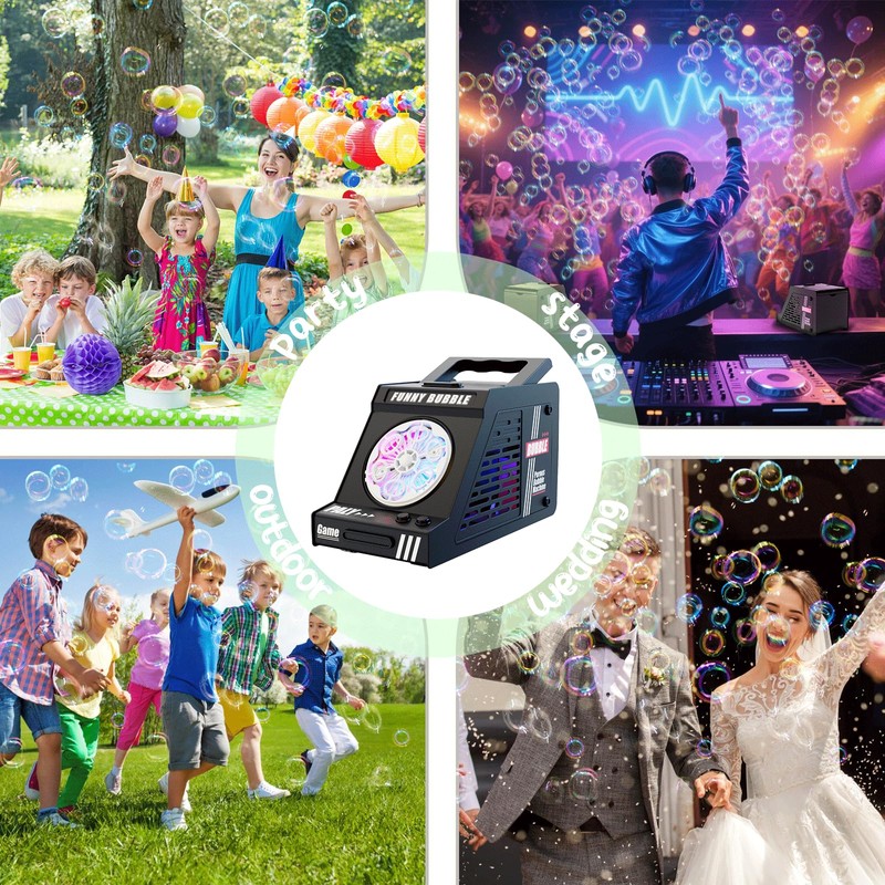 Panacare Bubble Machine, Automatic Bubble Machine 20,000 + Bubbles /