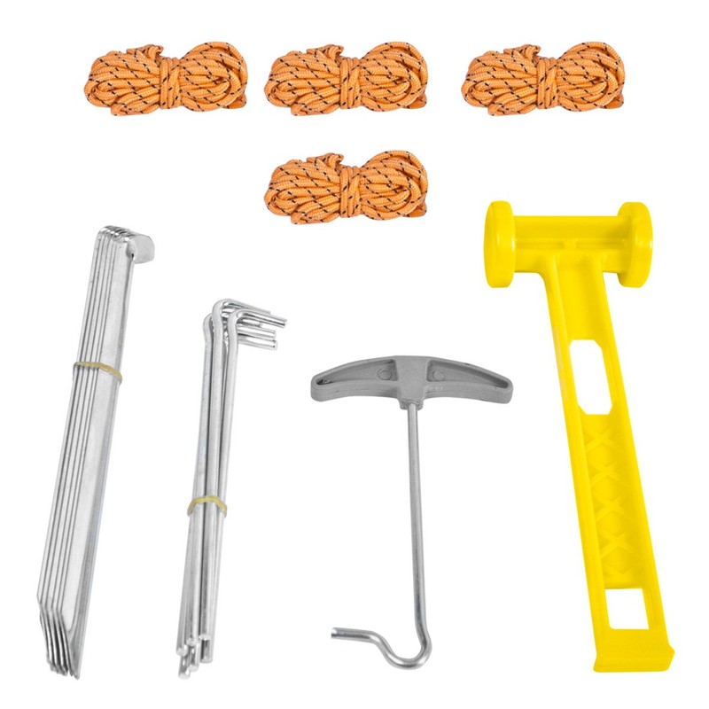 Milestone Camping 20990 5 Piece Tent Accessory Set With Storage