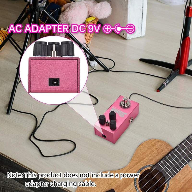 xinyee DK Distortion Pedal Electric Guitar Effects Pedal True Bypass