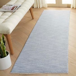 SAFAVIEH Haven Collection Runner - 2'2" x 8', Light Blue, Non-Shedding & Easy Care, Ideal for High Traffic Areas in The Living Room, Dining, Bedroom (HVN200M)