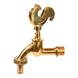VARIOSAN Gockel 11251 Outlet Valve 1/2 Inch Polished Brass Long Distance from Wall
