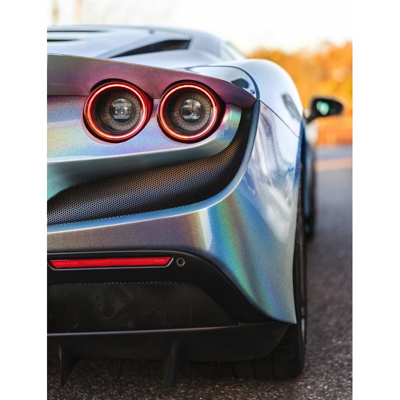 VViViD+ Ultra Gloss Silver Rainbow Metallic Vinyl (6ft x 59"