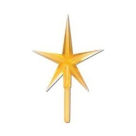 Ceramic Christmas Tree Gold Star Topper