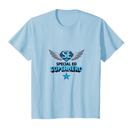 Special Ed Superhero - Empowering SpEds Educators T-Shirt, Youth, Baby Blue