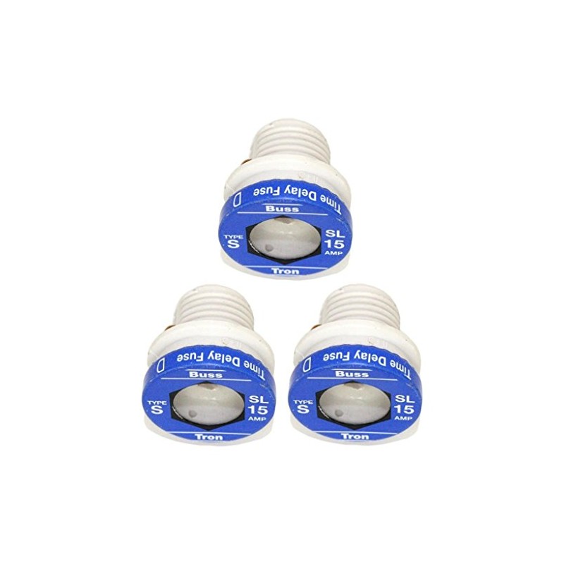 PLUG FUSE TYPE S 15A 3PK