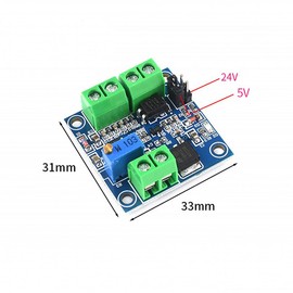 JZK 3pcs PWM Conversion Voltage Module 0%-100% PWM Conversion to Voltage 0V-10V PWM to Voltage Converter Module PWM Voltage Module