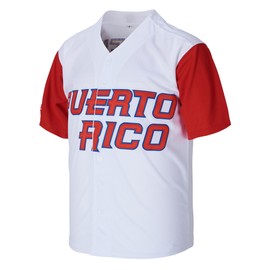 Youth #21 Roberto Clemente Puerto Rico World Game Classic Kids Baseball Jersey White L Stitched