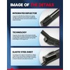 Blades, 22"+22" Automotive Replacement Front Windshield Wiper Blades Fits for
