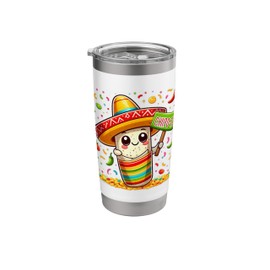 Burrito Cartoon Stainless Steel Insulated Tumbler