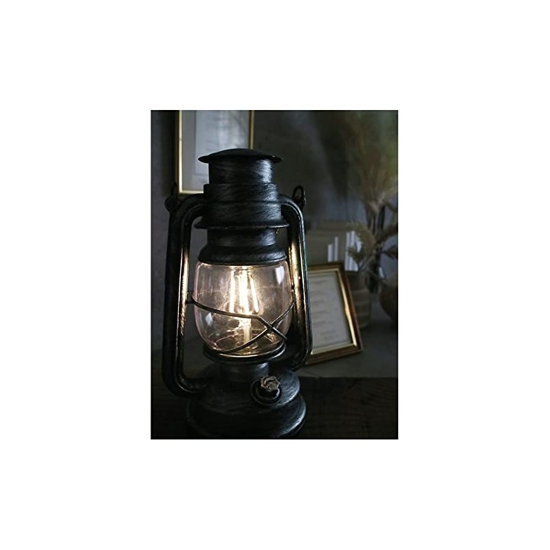 Global Arrow LUMO L04-8002 Edison Lantern Light, BK, Size: Approx.