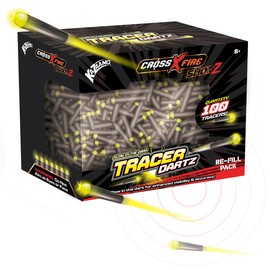CrossXFire Shotz Foam Refill - 100 Pack Refill Glow-in-The-Dark Foam Darts for Mini Blaster