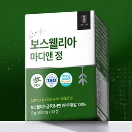 랩온랩 라메디 보스웰리아 정 보스웰리아 원물 20배 비율로 추출농축 국민 관절템 Lap on Lap Lamedi Boswellia Extract - 20 Times Concentrated Boswellia Raw Material Joint Supplement
