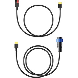 BLUETTI Adapter Cable Set, XT60 to Anderson Plug and Aviation Plug Connectors, Compatible with AC240 and B210