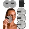 Ogato- Juego de almohadillas reutilizables para eliminar maquillaje, ecológicas, reutilizables,