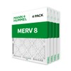 Mann+Hummel 20x25x2 MERV 8 Pleated HVAC AC Furnace Air Filters.