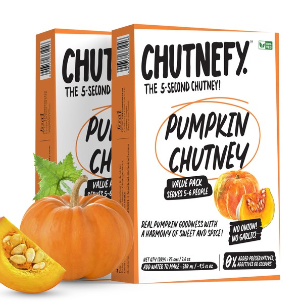 Chutnefy Pumpkin Chutney - 2.64 Ounce (Pack of 2) |