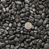 Midwest Hearth Decorative Polished Black Pebbles 3/8" Gravel Size (2-lb