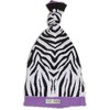 Izzy and Owie Zebra Hat, 0-12 Month, Purple