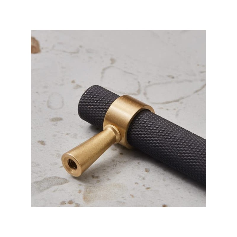 BWRMHME Set of 2 Solid Brass Cabinet Pulls 6.3 Inch