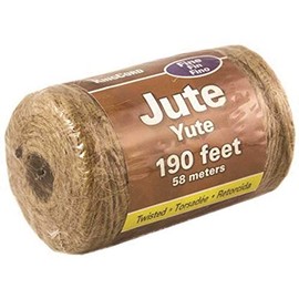 The MIBRO Group 300191BG 2466493 Series Jute Twine, Natural, Fine, 190'