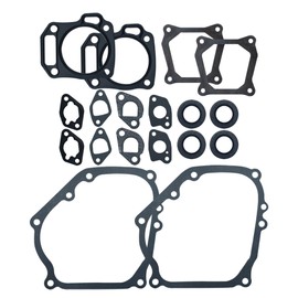 LoloWheat 2 Packs Cylinder Head Valve Cover Carburetor Muffler Crankcase Gasket with Oil Seals Predator 212 Cc Coleman Ct200u Gasket Kit Compatible with Honda GX160 and Clone Engines & Generators