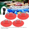 4pcs Inflatable Boat Kayak DRing Pad Patch Marine Fixed Buckle