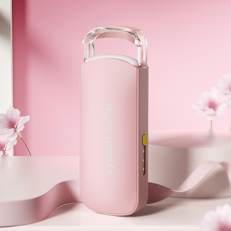 Rizador de pestañas climatizado, mini rizador eléctrico de pestañas de