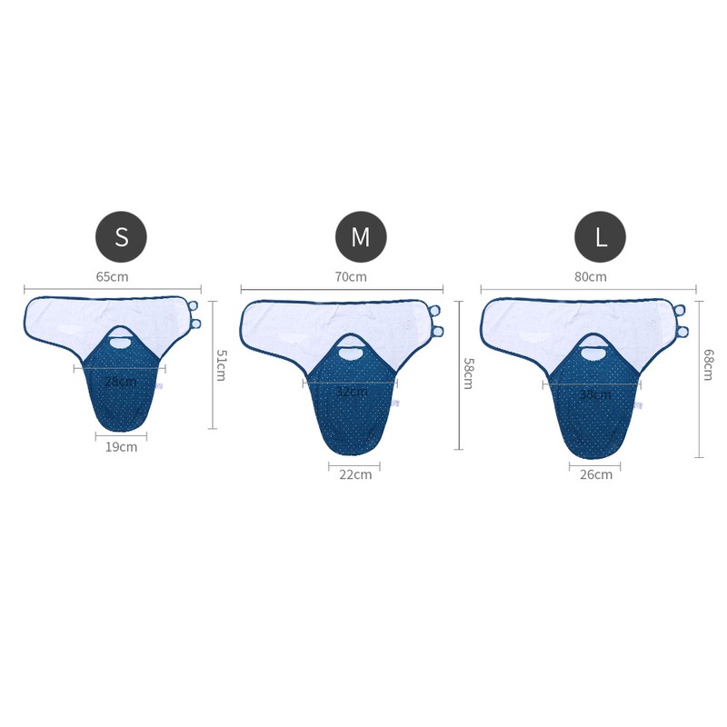 insular Baby Swaddle Wrap Blanket 2 Pack Soft Cotton Cartoon