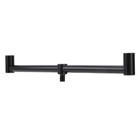 SUNGOOYUE 2 Head Aluminum Alloy Buzz Bar,Great Fishing Pole Holder for Garage Bracket Fishing Accessories (25cm)