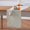 Solino Home Striped Table Runner 48 Inches - Pinstripe, 100%