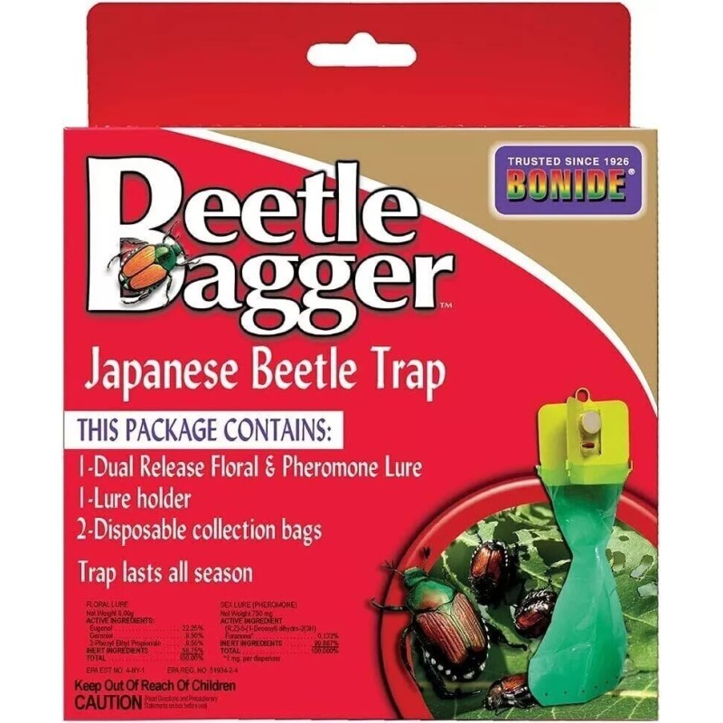 Bonide - Beetle Bagger Indoor/Outdoor Japanese Beetle Trap