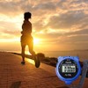 Digital Handheld Sports Stopwatch, Outdoor Multi-Function Digital Timer, Split/single Lap