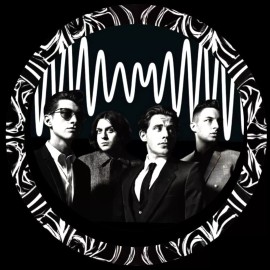 ARTIC MONKEYS TWO LEATHER BRACELET BLACK & BROWN