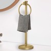 Hoimpro 17 Inch Stand Hand Towel Holder Towel Bar Towel