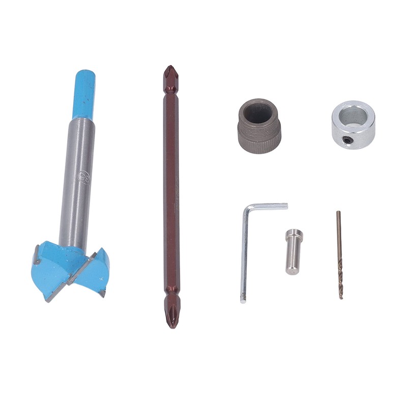 Hinge Jig Kit Drill Guide Tool Aluminium Alloy for Door