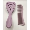 Keranique Anti-breakage Hair Brush & Detangling Comb Set **NEW**