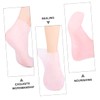 VICASKY 1Pair Cracking Foot Socks Moisturizing Sebs Sole Pads for