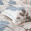 OIKETI Botanical Comforter Twin Size Set-100% Cotton Fabric, Brown Branches