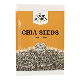 Chia Seeds – Natural, Raw, Non-GMO, Gluten-Free, High in Omega-3, Fiber & Protein – Superfood for Smoothies, Salads, & Baking (100g)
