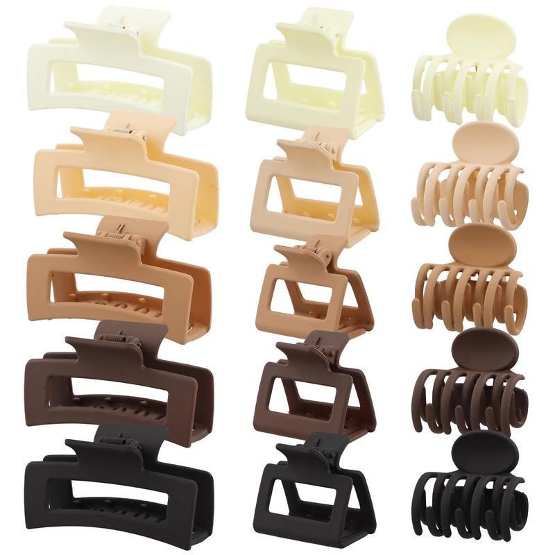 Hair Clip 8.5cm 15 Piezas Pinzas Cabello Mujer