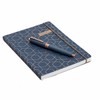 Matilda Myres Notebook & Pen - Rose Gold Foil -