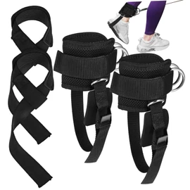 Totority Ankle Straps Lifting Wrist Straps Versatile Workout Equipment for Cable Machines Includes of Each for Men Women for Gym and Home Exercises