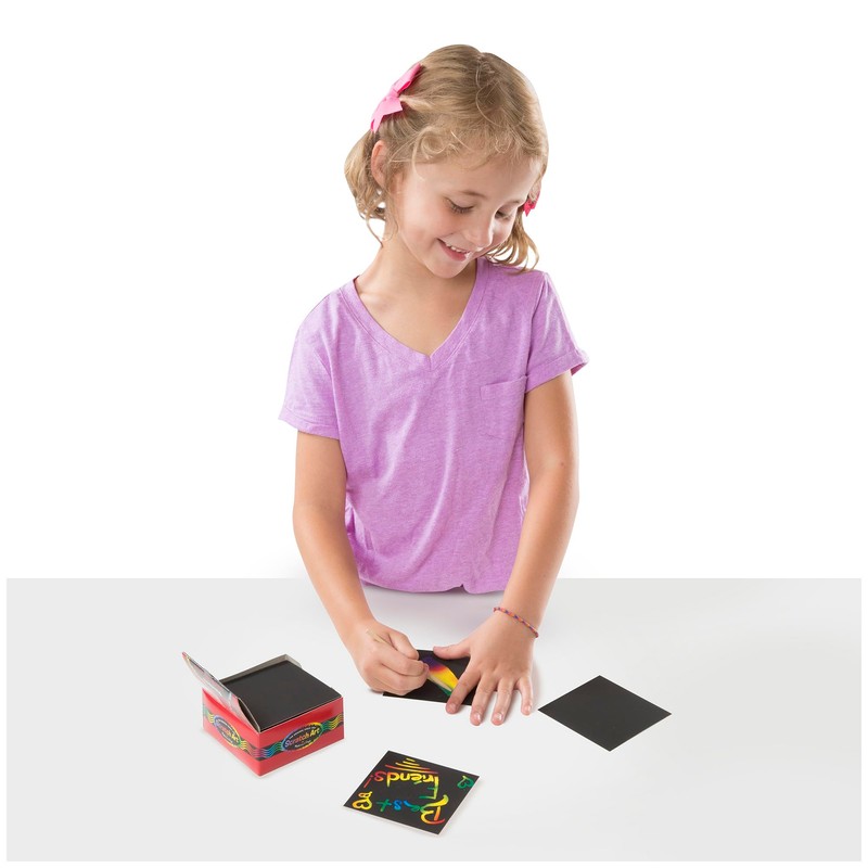 Melissa & Doug Scratch Art Rainbow Mini Notes (125) With